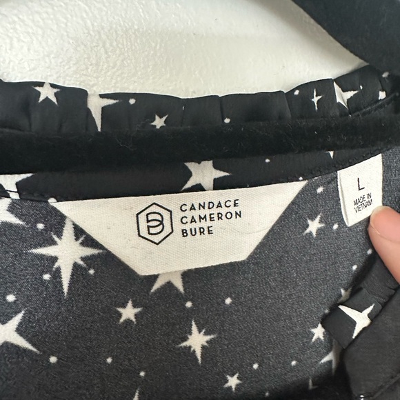 NWOT. Candace Cameron Bure Star Print Maxi Dress. Size:L. - Picture 5 of 5